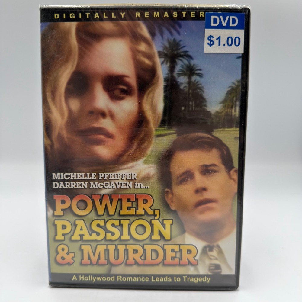 Power Passion & Murder DVD Michelle Pfeiffer Darren McGaven‎ Digiview Remastered
